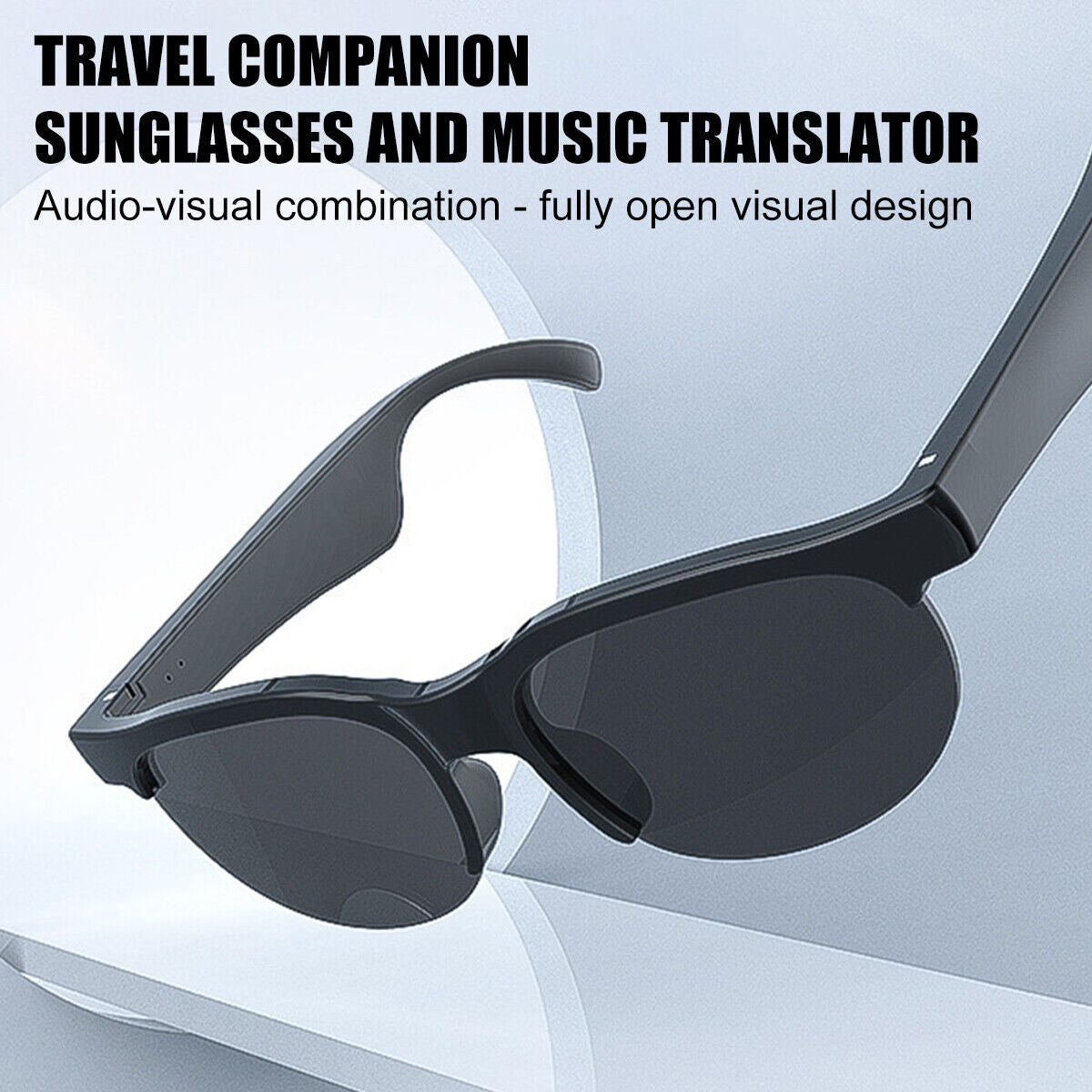 Smart Glasses AI Bluetooth Glasses with 144+ Translation for Men & Woman Travel