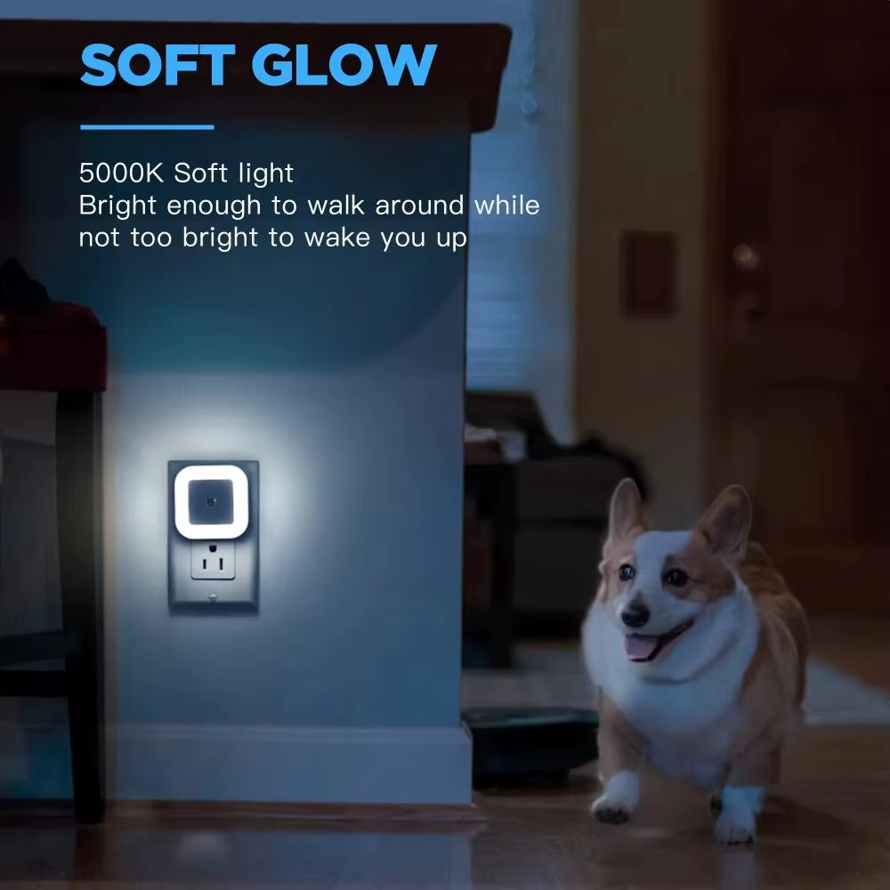 1Pc Intelligent LED Induction Light Automatically Lights up at Night, Creative Night Light
