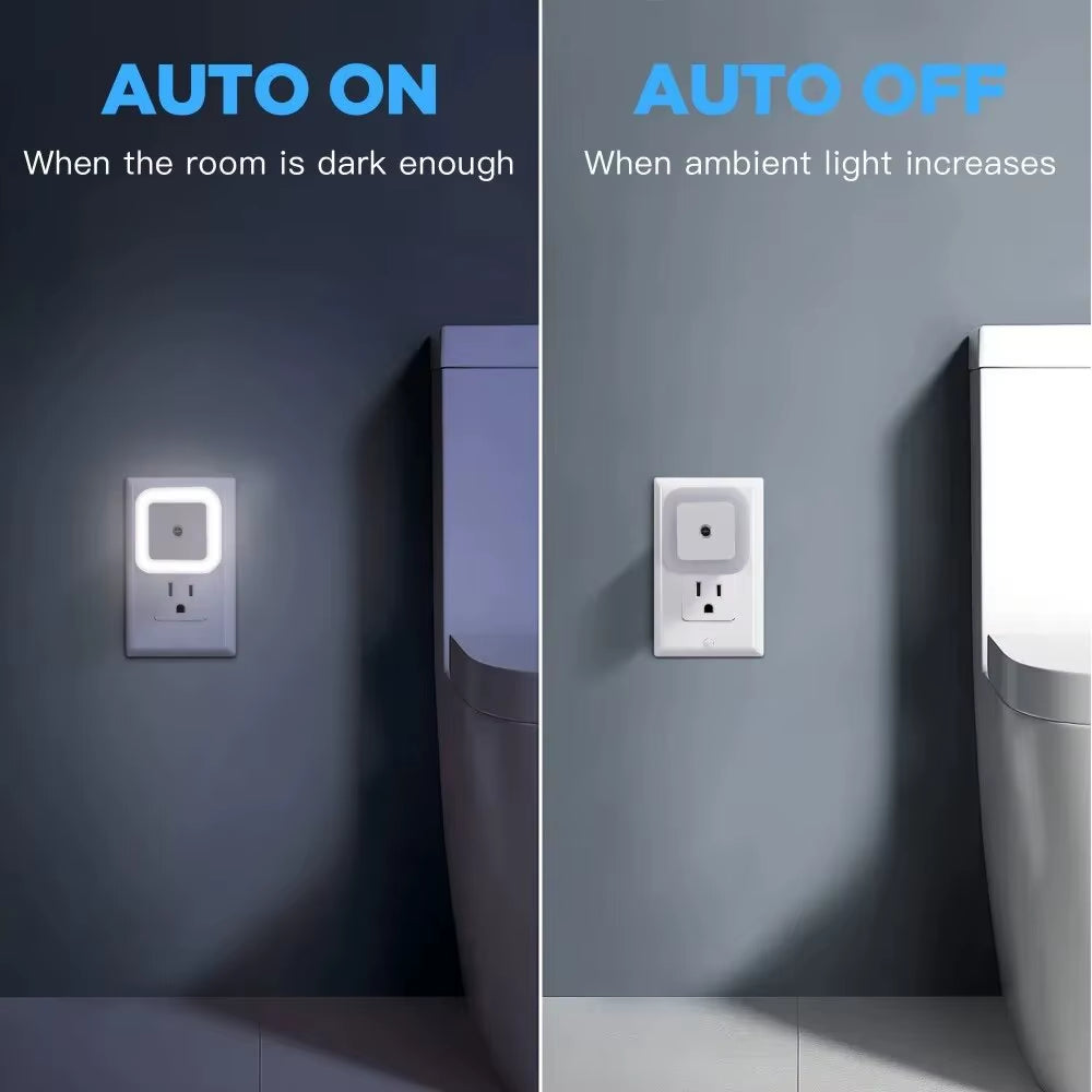 1Pc Intelligent LED Induction Light Automatically Lights up at Night, Creative Night Light