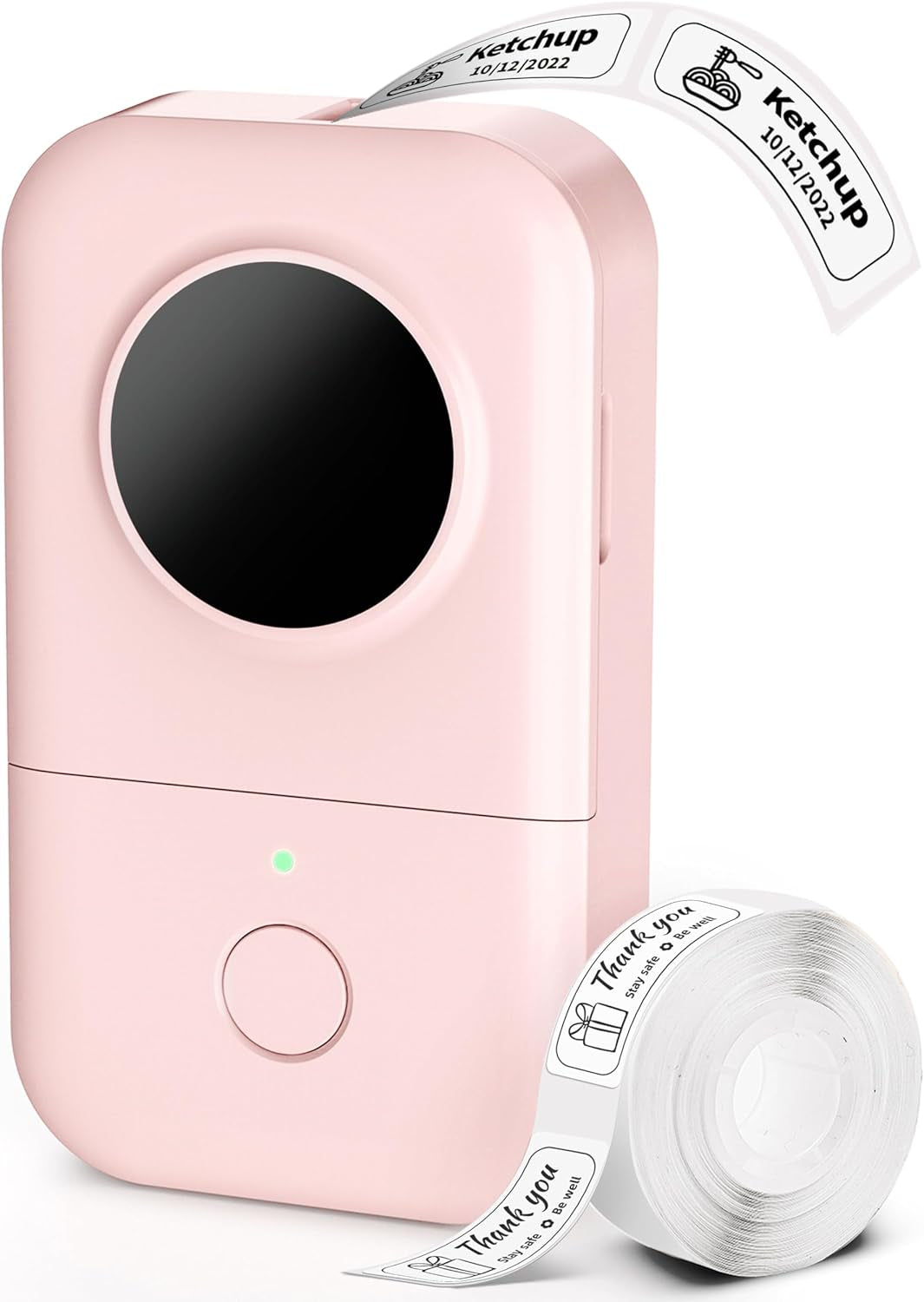 D30 Bluetooth Label Printer - Monochrome, Portable, Rechargeable, Compatible with Ios & Android